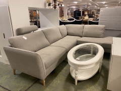 Divansoffa + nackstöd